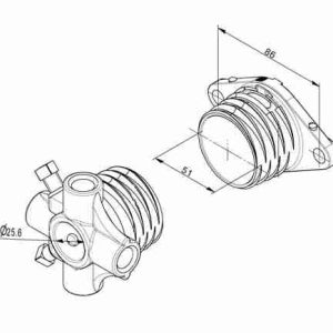 mandrins ressort 51 mm