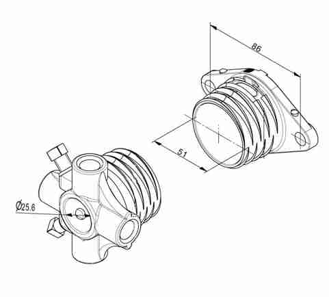 mandrins ressort 51 mm