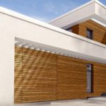 La porte de garage sectionnelle en bois