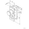 schema Serrure complète pour porte sectionnelle