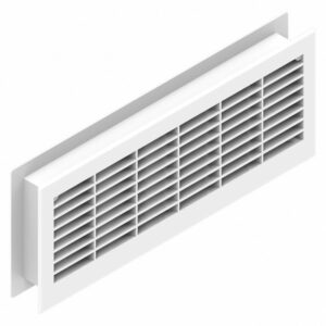 Grille de ventilation verrouillable blanc