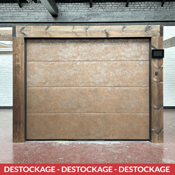 Porte de garage sectionnelle CORTEN
