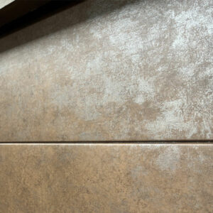 Porte de garage sectionnelle CORTEN zoom matière