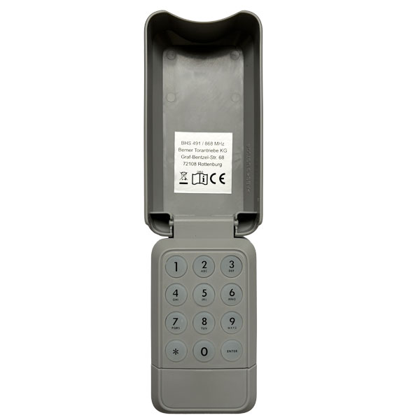 Clavier à code sans fil ouvert